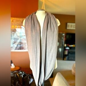 Beige infinity scarf